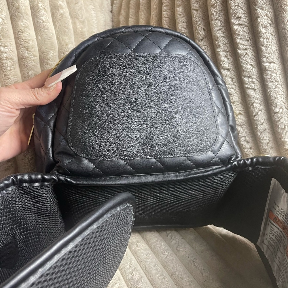 Tushbaby Quilted Black Baby Bag - Picture 5 of 10